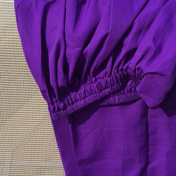 Salwar kameez for party wear, purple, embroidered - Picture 6 of 6